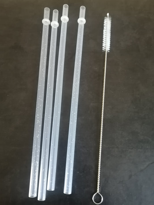 Paille en silicone