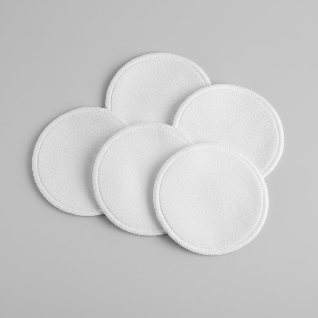 Disques démaquillants en coton – Lot de 10 (Ronds ou Carrés)