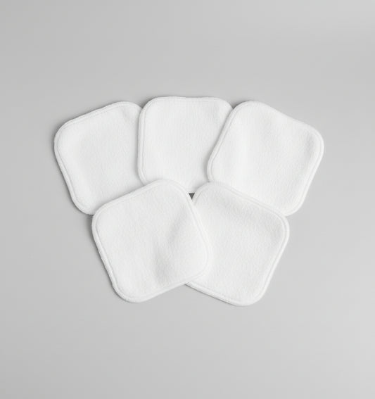 Disques démaquillants en coton – Lot de 10 (Ronds ou Carrés)