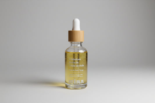 Huile de Ricin Pure – Soin Naturel pour Cheveux, Cils et Peau