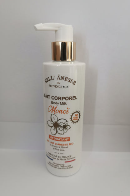 Coffret Soin Hydratant au Lait d’Ânesse Bio – Parfum Monoï